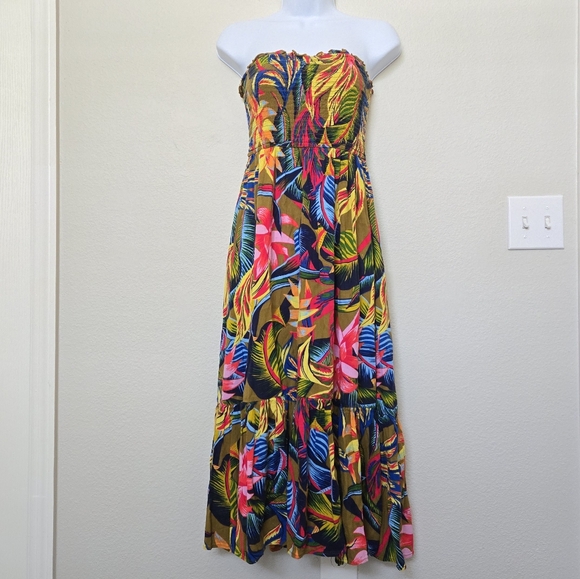 Aerie Floral Midi Dress size XS - Picture 1 of 9